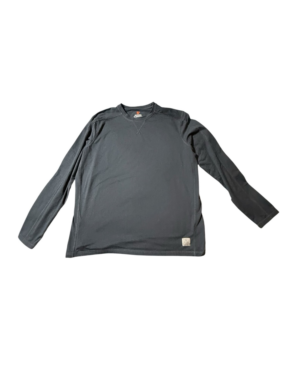 Rugged Elements Mens Large Dark Blue Long Sleeve Durable Utility Athletic Shirt